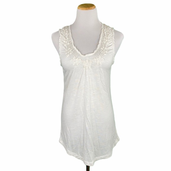 Maurices Floral Scoop Neck Racerback Tank Top
